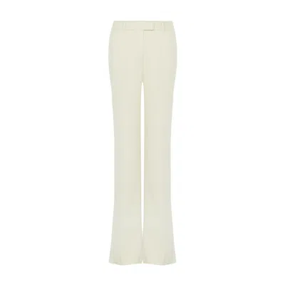 Rue Les Createurs Women's Neutrals Loose Fit Ecru Trousers In Beige