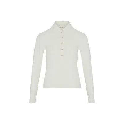 Rue Les Createurs Women's Neutrals Stone Detail Ecru Blouse In Beige