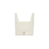 Rue Les Createurs Women's Neutrals Striped Wool Textured Strappy Off-white Bustier In White