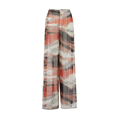 Rue Les Createurs Women's Patterned Beach Sarong Trousers In Multi