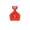 Rue Les Createurs Women's Yellow / Orange Neck Tie Coral Bustier In Yellow/orange