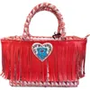 Rue Madam Paris Women's Kos M Tweed Bag In Red