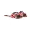 Rue Madam Paris Women's Kos Slide Sandal In Red