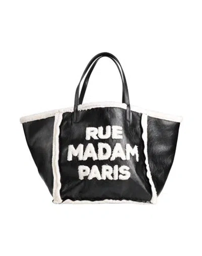 Rue Madam Woman Handbag Black Size - Textile Fibers