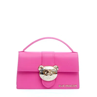 Rue Madame Teddy It Bag Fuxia In Pink