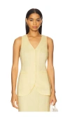 Rue Sophie Adan Vest Top In Yellow