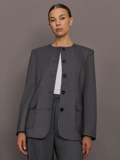 Rue Sophie Arlin Blazer In Gray