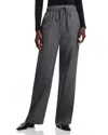 Rue Sophie Arlin Drawstring Pants In Gray