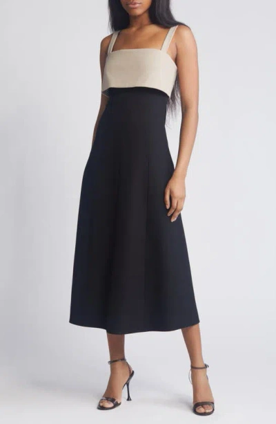 knee length dresses for ladies Aurelia Dress Victorian Gingham Midnight