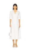 Rue Sophie Beca Shirt Dress In Off White In White
