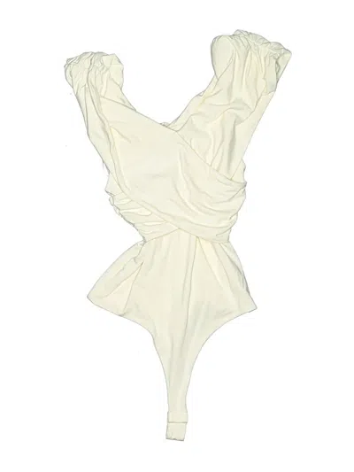 Pre-owned Rue Sophie Bodysuit In Ivory