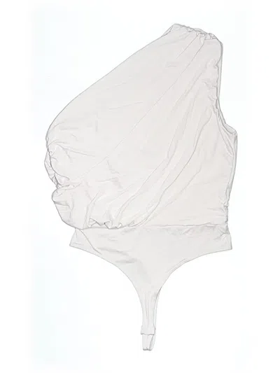 Pre-owned Rue Sophie Bodysuit In White