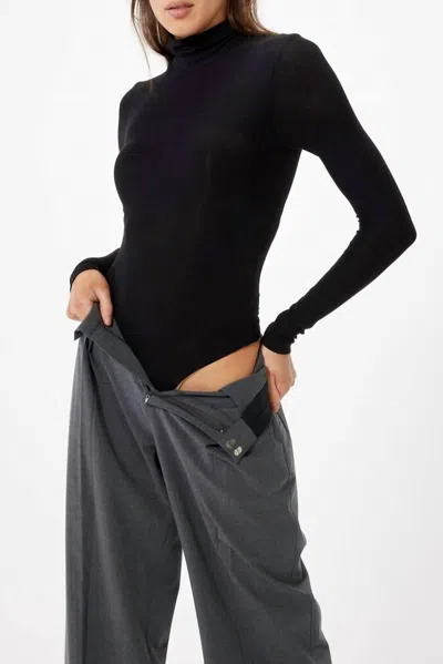 Rue Sophie Coco Turtleneck Bodysuit In Black