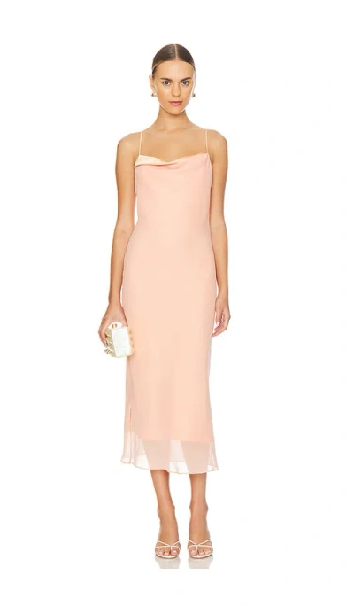 Rue Sophie Denise Dress In Peach