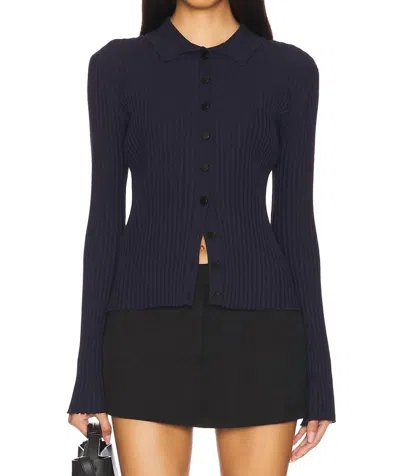 Rue Sophie Emile Knit Top In Navy