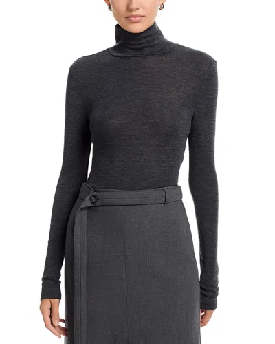 Rue Sophie Jaliah Wool Top In Gray