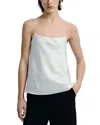 Rue Sophie Jett Silk Camisole In White