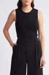 Rue Sophie Keith Sleeveless Sweater In Noir
