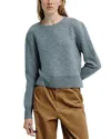 Rue Sophie Lenore Wool Cashmere Sweater In Gray