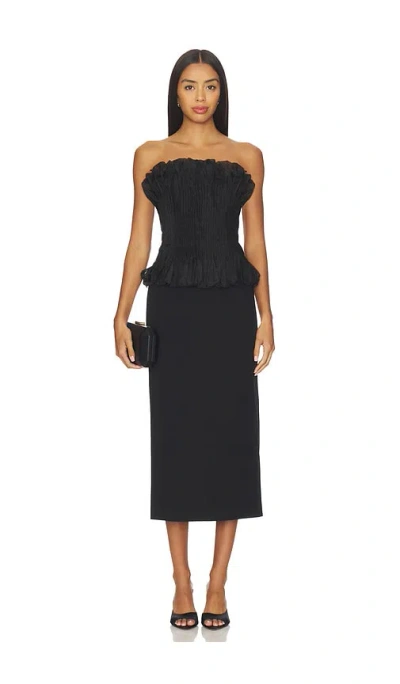 Rue Sophie Lina Dress In Black