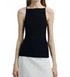 Rue Sophie Lola Tank Top In Black In Black
