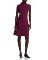Rue Sophie Mae Mock Neck Mini Dress In Purple