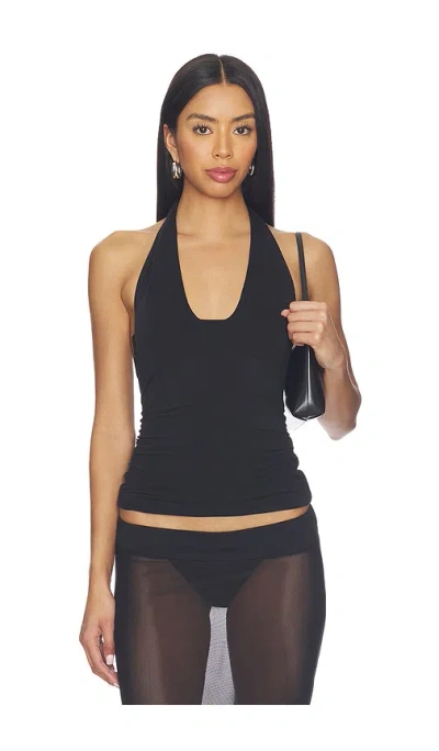 Rue Sophie Milou Halter Top In Black