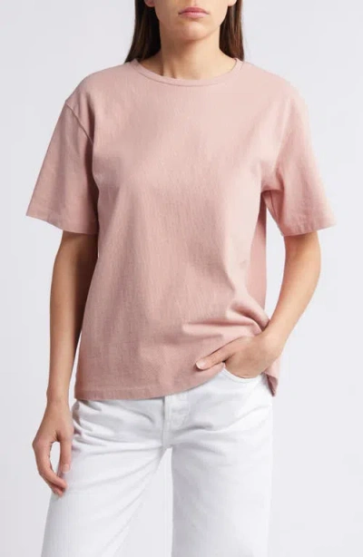 Rue Sophie Nola Relaxed Fit Cotton T-shirt In Rosewood