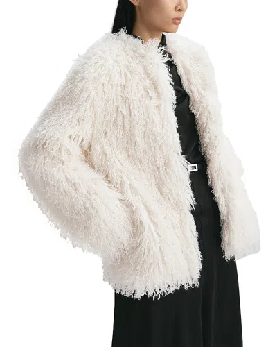 Rue Sophie Roddie Faux Fur Jacket In Neutral