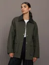 Rue Sophie Roth Jacket In Green