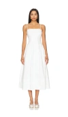 Rue Sophie Tate Dress In 雪白