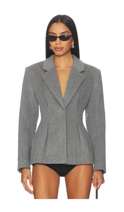 Rue Sophie Trenton Blazer In Charcoal