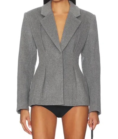 Rue Sophie Trenton Blazer In Charcoal In Gray