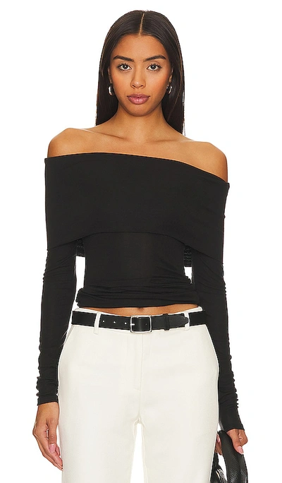 Rue Sophie Triomphe Top In Black