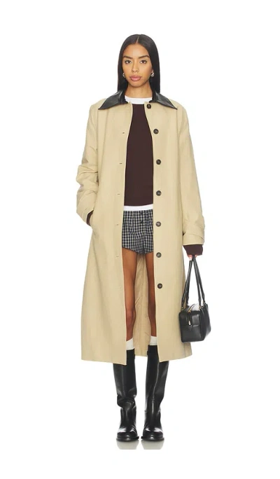Rue Sophie Vinni Coat In Khaki