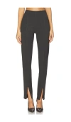 Rue Sophie Vitry Zipper Pant In Grey