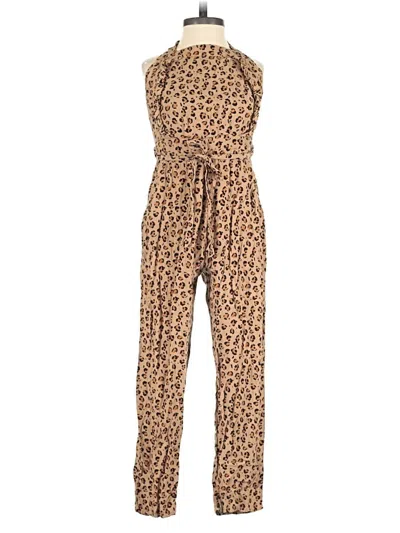 Pre-owned Rue Stiic Jumpsuit In Brown