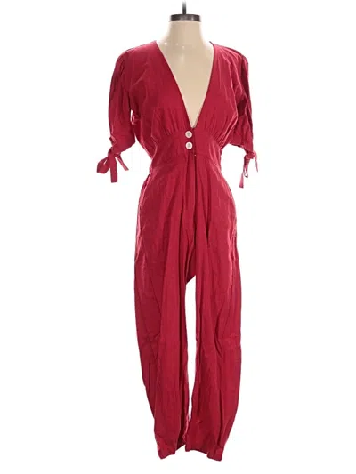 Pre-owned Rue Stiic Jumpsuit In Red