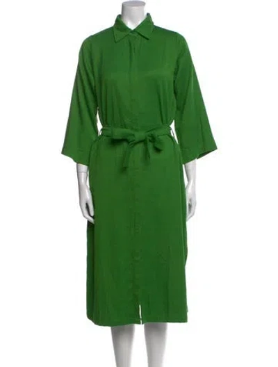 Pre-owned Rue Stiic Midi Length Dress In Green