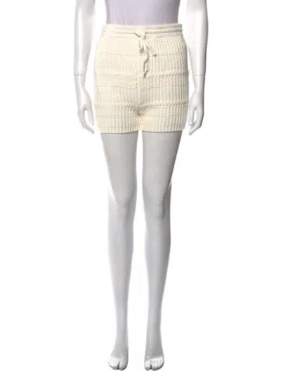 Pre-owned Rue Stiic Mini Shorts In Neutral