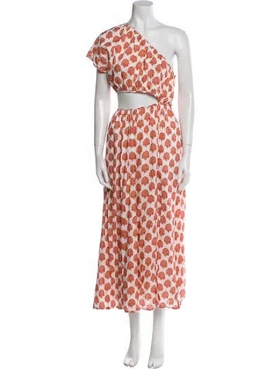 Pre-owned Rue Stiic Printed Long Dress W/ Tags In Multi