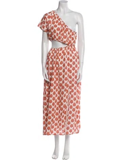 Pre-owned Rue Stiic Printed Long Dress W/ Tags In Multi