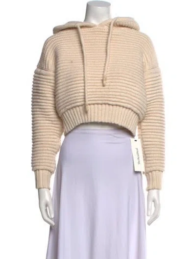 Pre-owned Rue Stiic Striped Crew Neck Sweater In Neutral