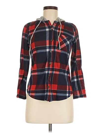 Pre-owned Rue21 3/4 Sleeve Blouse In Blue