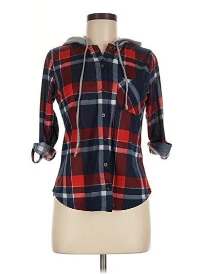 Pre-owned Rue21 3/4 Sleeve Blouse In Red