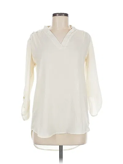 Pre-owned Rue21 3/4 Sleeve T-shirt In White