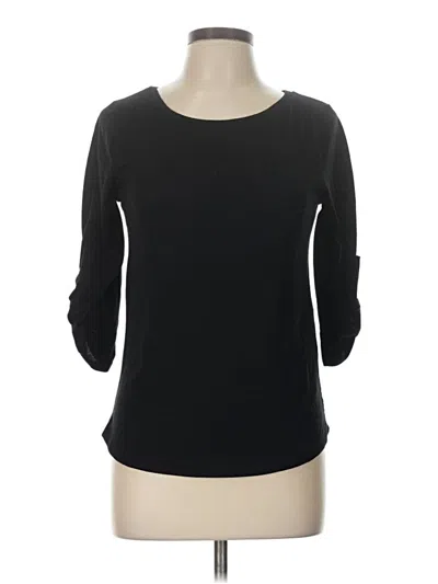 Pre-owned Rue21 3/4 Sleeve T-shirt In Black