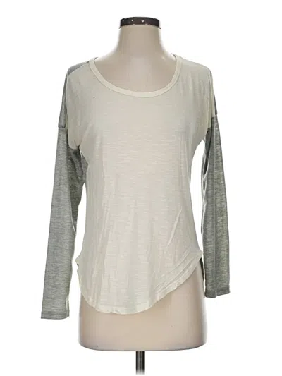 Pre-owned Rue21 3/4 Sleeve T-shirt In Ivory