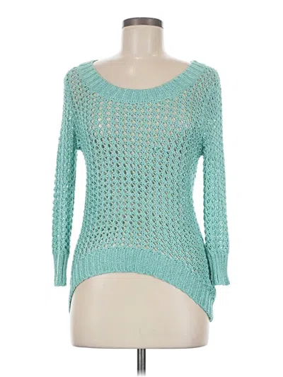 Pre-owned Rue21 3/4 Sleeve T-shirt In Teal