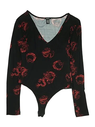 Pre-owned Rue21 Bodysuit In Black